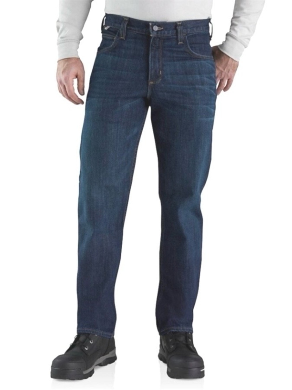 Carhartt FR 38x30 Work Jeans with Ankle Fray ~ Flame Resistant ~ Still Feel New